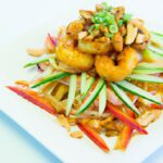 Crunchy Asian Chicken Salad with Ramen Noodles Twist