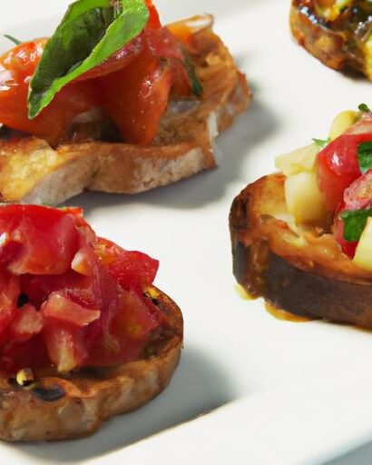 Bruschetta Bliss: Savoring Italy’s Toasted Tomato Treat