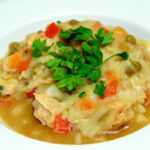 Cozy Chicken & Rice Casserole with Campbell’s Soup Magic