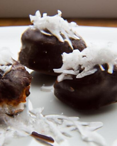 Decadent Coconut Macaroons Dipped in Rich Chocolate Bliss