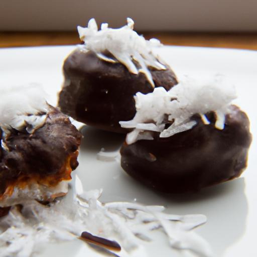 Decadent Coconut Macaroons Dipped in Rich Chocolate Bliss