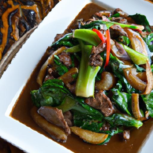 Savor Pad See Ew: Beef & Crispy Chinese Broccoli Delight