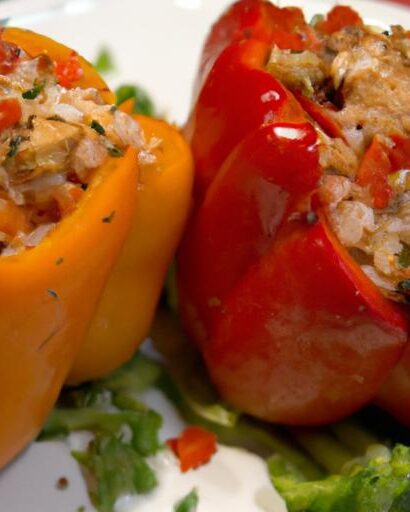 Flavor-Packed Chicken Stuffed Bell Peppers: A Healthy Twist