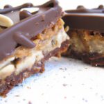 No-Bake Peanut Butter Bars Topped with Decadent Chocolate