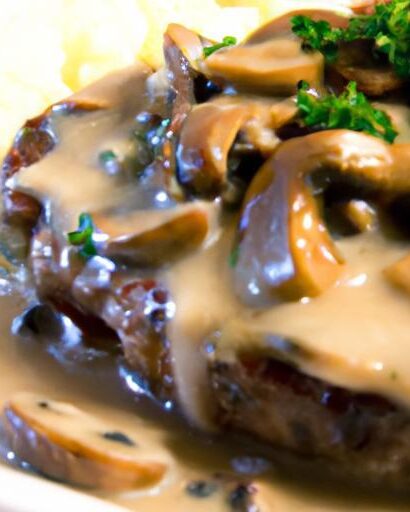Savor Salisbury Steak: Classic Comfort with Mushroom Gravy