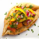 Savor the Flavor: Pita Bread with Roasted Vegetables Delight