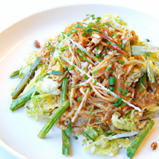 Crunchy Asian Coleslaw with Ramen Noodles: A Flavor Fusion