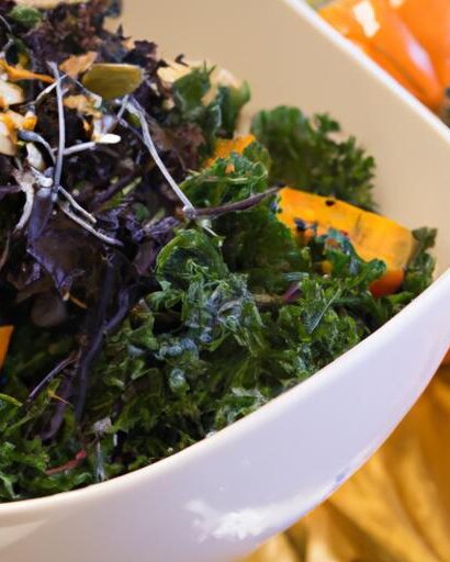 Vibrant Kale & Butternut Squash Salad: A Seasonal Delight