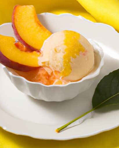 Peach Sorbet Delight: A Refreshing Summer Treat Unveiled