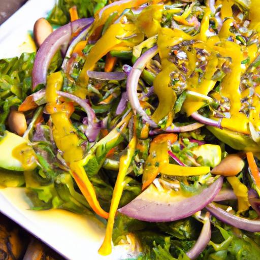 Energize Your Day: Chopped Power Salad with Zesty Tahini