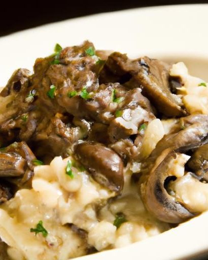 Savor the Richness: Mastering Beef and Mushroom Risotto