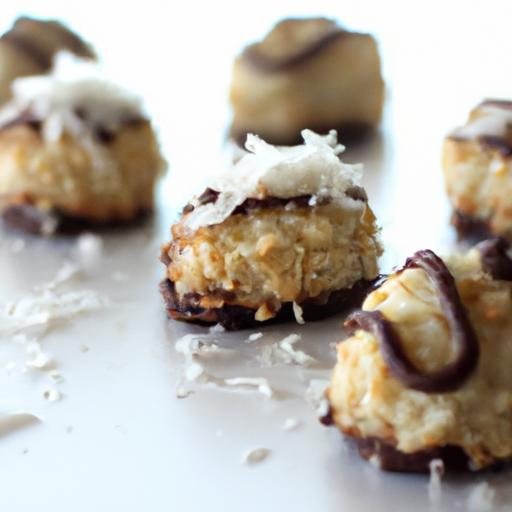 Decadent Coconut Macaroons Dipped in Rich Chocolate Bliss