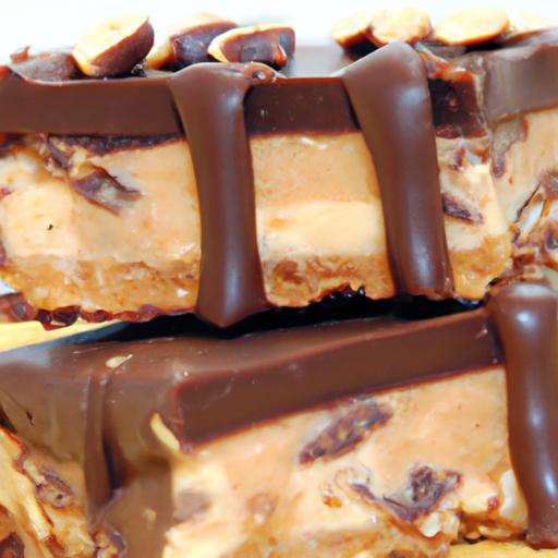 No-Bake Peanut Butter Bars Topped with Decadent Chocolate