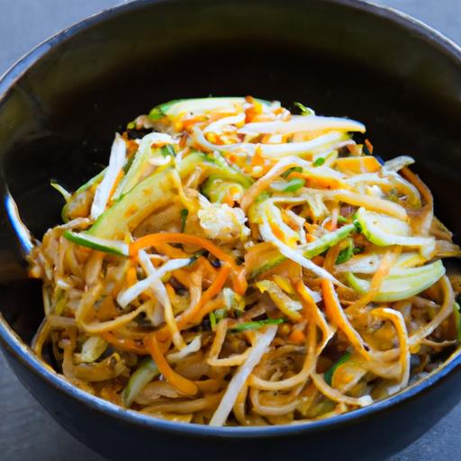 Crunchy Asian Coleslaw with Ramen Noodles: A flavor Fusion