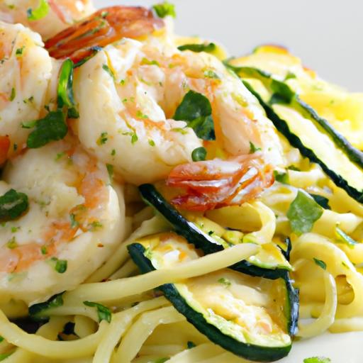 Zesty Shrimp Scampi Meets Fresh⁣ Zucchini Noodles Delight