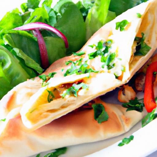 Savor the Flavor:⁤ Pita Bread with⁢ Roasted Vegetables Delight