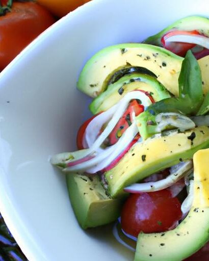 Refreshing Avocado, Tomato & Cucumber Salad: A Flavorful Trio