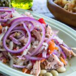 Refreshing White Bean & Tuna Salad with Tangy Red Onion