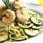 Zesty Shrimp Scampi Meets Fresh Zucchini Noodles Delight