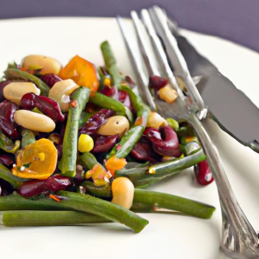 Tangy Trio Delight: Sweet & Sour Three Bean Salad Recipe