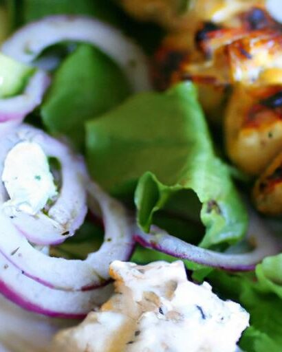 Savor Greek Chicken Souvlaki with Fresh Homemade Tzatziki