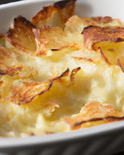Golden Scalloped Potatoes with Creamy Gruyère Cheese Bliss