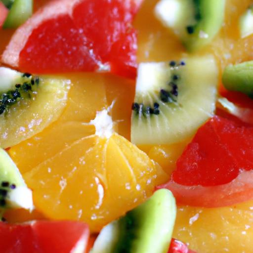 Delightful Fruit Carpaccio Drizzled with Light, Sweet Syrup