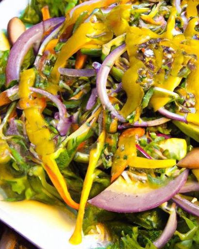 Energize Your Day: Chopped Power Salad with Zesty Tahini