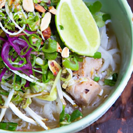 Speedy Chicken Pho: Flavorful Rice Noodle Comfort Bowl