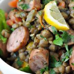 Hearty Warm Lentil & Chicken Sausage Salad: Nutritious Flavor