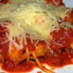 Melting Comfort: Baked Spaghetti with Marinara & Mozzarella