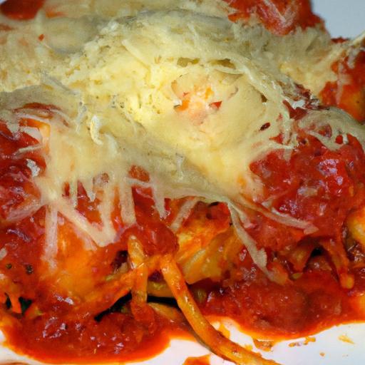 Melting Comfort: Baked Spaghetti with Marinara & Mozzarella