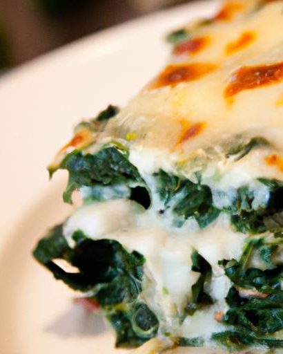 Deliciously Layered: Crafting the Perfect Spinach Ricotta Lasagna