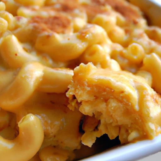 Golden Crispy Topped Macaroni and Cheese Delight