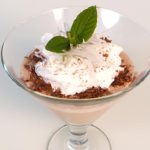 Decadent Chocolate Mint Mousse with Coconut Whipped Cream Delight