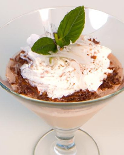 Decadent Chocolate Mint Mousse with Coconut Whipped Cream Delight