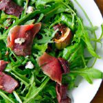 Savory Fig & Prosciutto-Style Beef Salad with Peppery Arugula