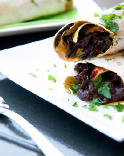 Bold & Flavorful: Shredded Beef Black Bean Burrito Wraps