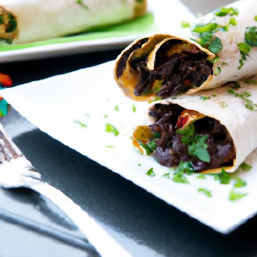 Bold & Flavorful: Shredded Beef Black Bean Burrito Wraps