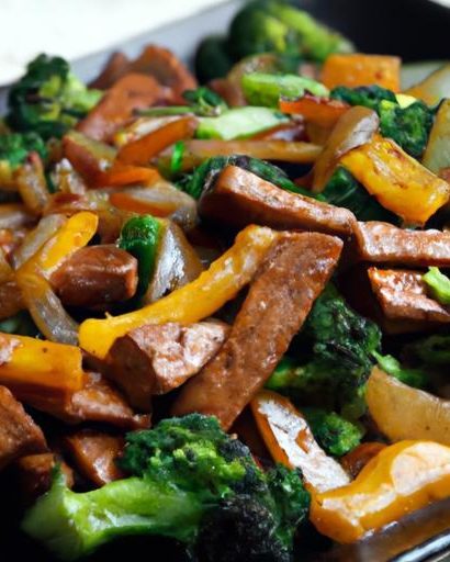 Savor Spicy Garlic Seitan Stir-Fry: A Bold Vegan Delight