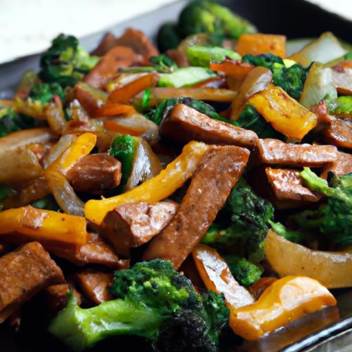 Savor Spicy Garlic Seitan Stir-Fry: A Bold Vegan Delight