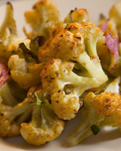 Golden Glow: Roasted Cauliflower with Turmeric Magic