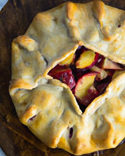 Rustic Delight: How to Make a Fresh Peach & Raspberry Galette