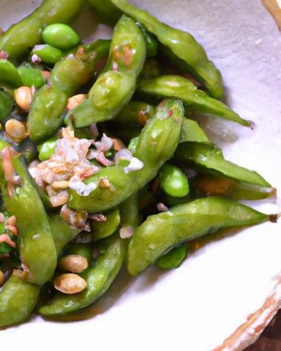 Crispy Garlic Parmesan Roasted Edamame: A Savory Snack Delight