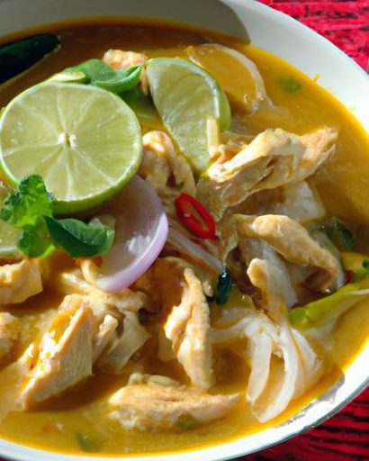 A Flavorful Journey Into Malaysian Chicken Laksa Soup