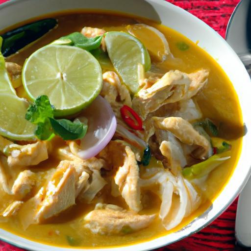 A Flavorful Journey Into Malaysian Chicken Laksa Soup