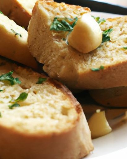 Golden Vegan Garlic Bread Made with Creamy Dairy-Free Butter