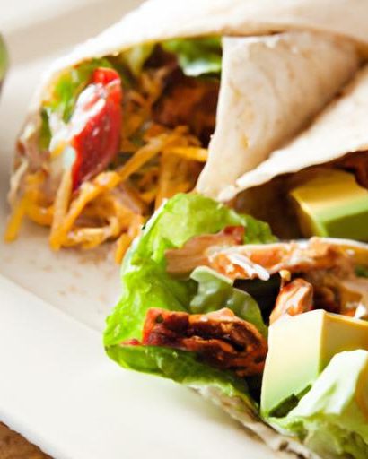 Wrap Up Wellness: The Ultimate Chicken Avocado Delight