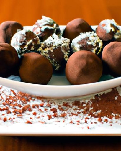 Decadent Chocolate Mint Truffles: A Refreshing Delight