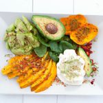 Smoky Grilled Sweet Potato & Creamy Avocado Salad Delight